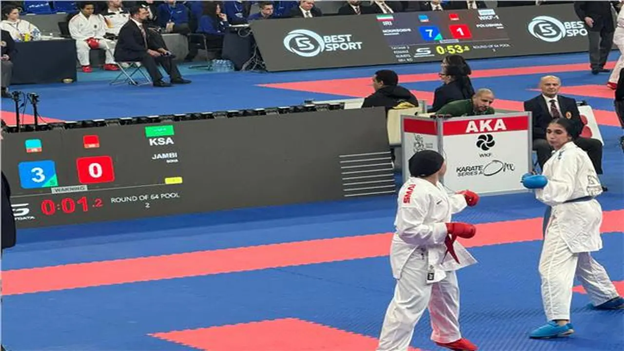 إنجاز جزائري.. برونزية رحمة عشوش في بطولة سيرياس A العالمية للكاراتيه بمصر